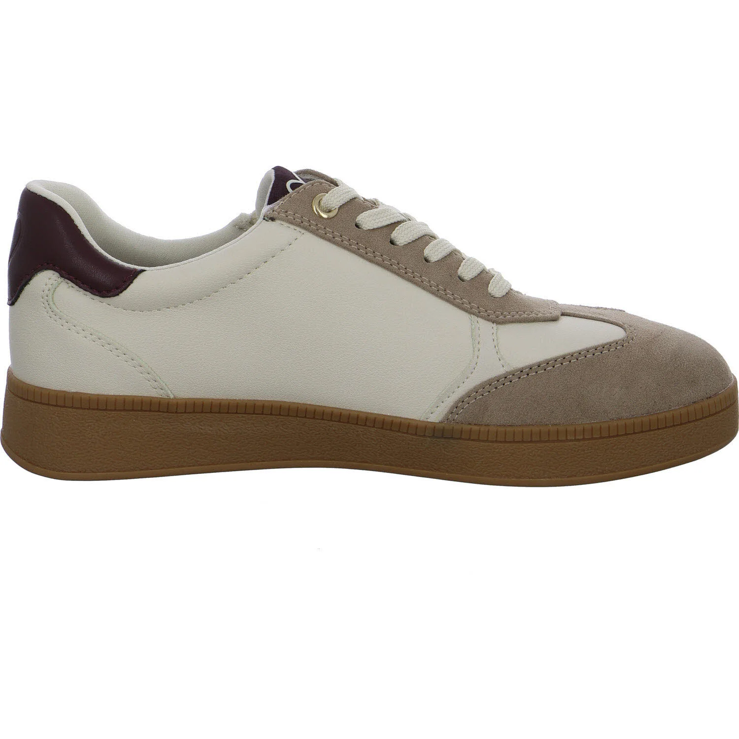 Marco Tozzi Damen Schnürschuhe 2-23739-44/461 2-23739-44 cream/bordeaux normal