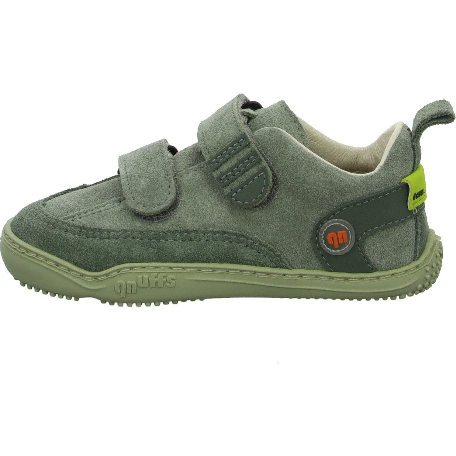 qnuffs Kinderschuh zum Schlupfen QN 0010012/110 Ahorn river/salbei WMS mittel