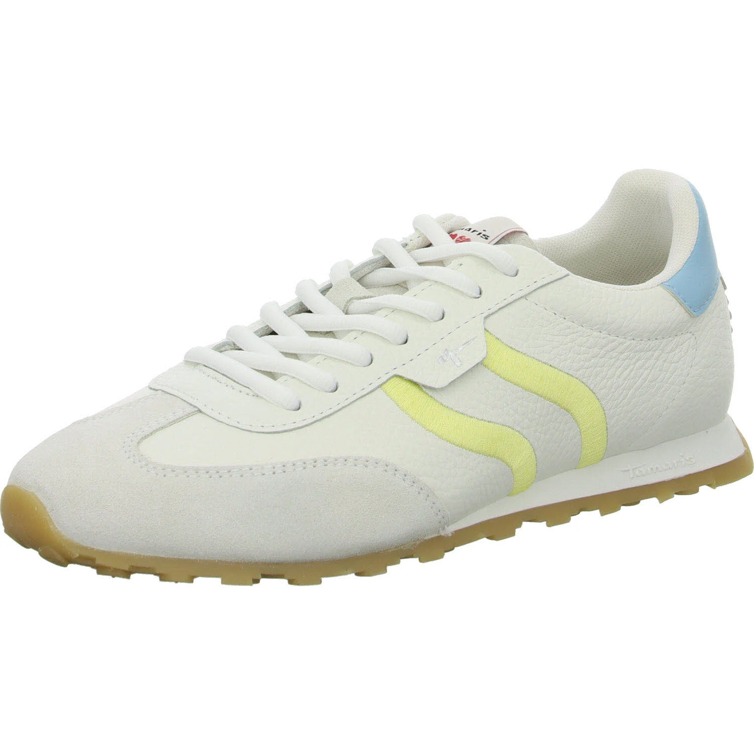 Element 2 von 8 (Bild) – Tamaris Damen Schnürschuhe 1-23614-46/197 1-23614-46 white comb normal
