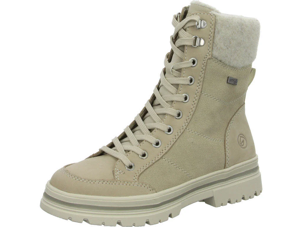 Element 1 von 8 (Bild) – Remonte Damen Schnürstiefel warm D2U70-62 D2U70 ginger/lehm/sand/ginger G (weit)