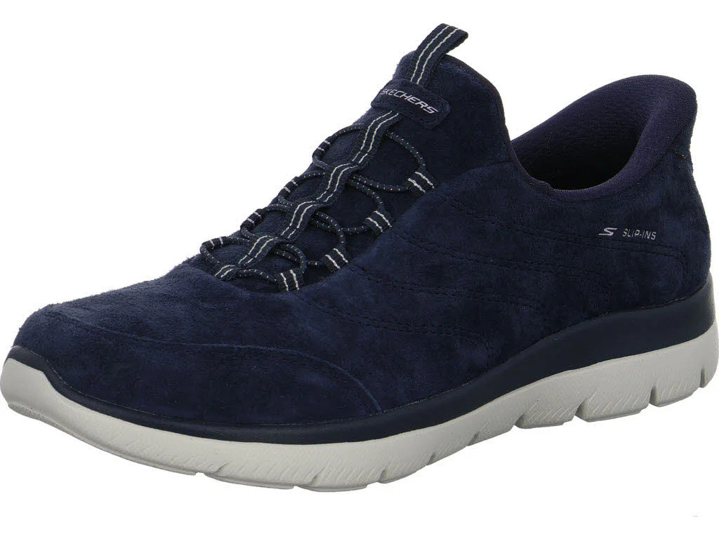 Skechers Damen Slipper 150342 NVY Summits - Luxe Stride navy normal
