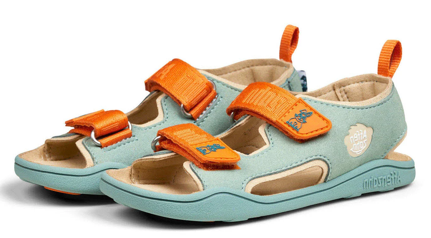 Affenzahn Kinder Sandalen 00392-20153 Sandale Vegan Airy Hase grün normal