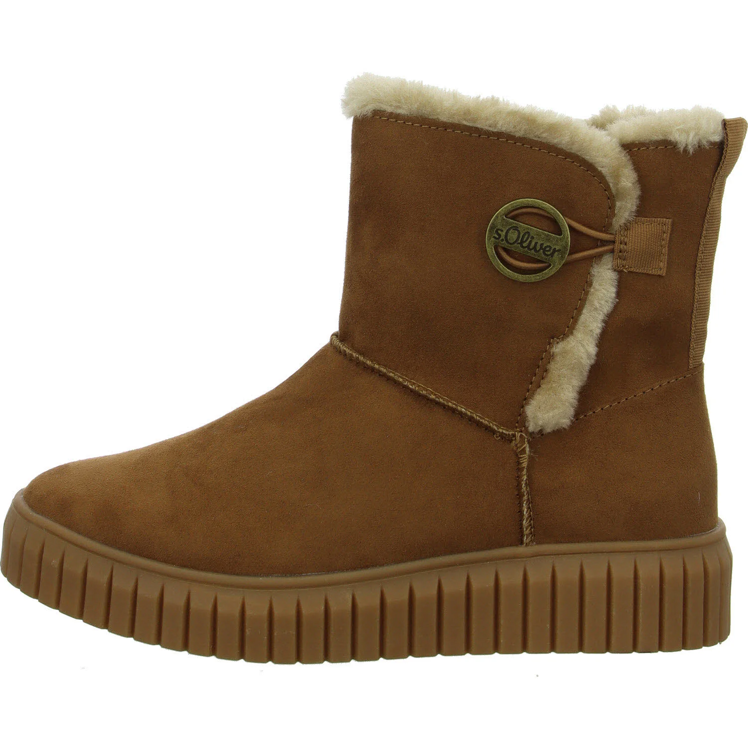 Element 6 von 8 (Bild) – s.Oliver Damen Stiefelette warm 5-26418-41-3A5 5-26418-41 cognac normal
