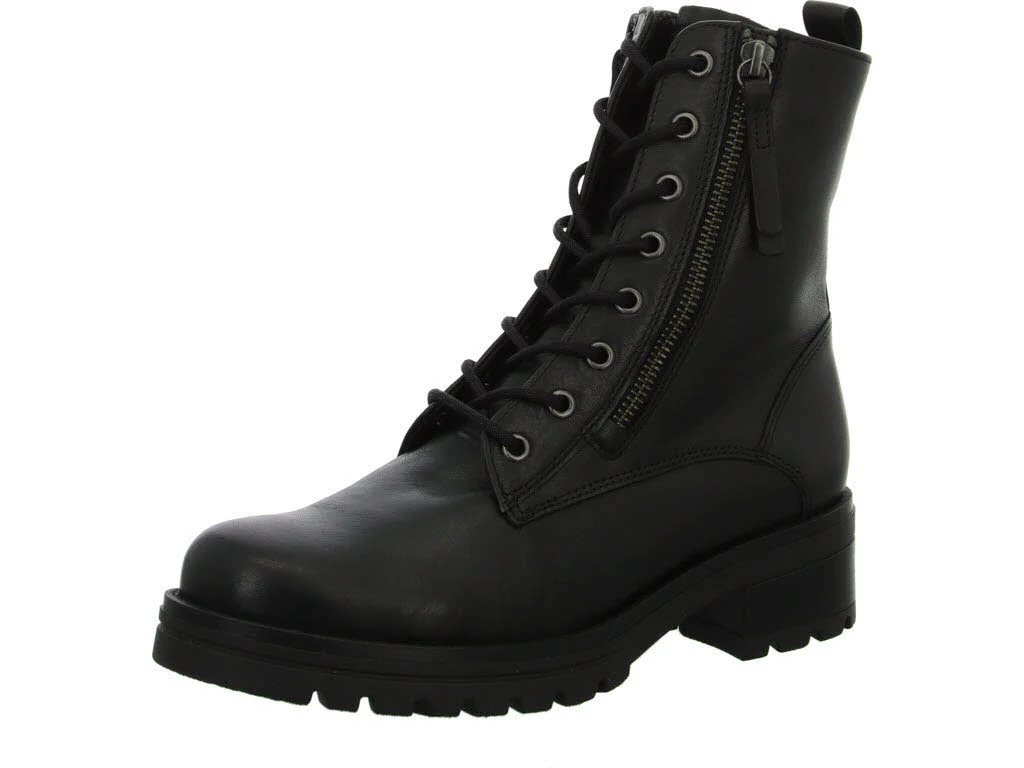 Gabor Damen Schnürstiefel 8027.03.001 8027.03 black (a.silver) G (normal)