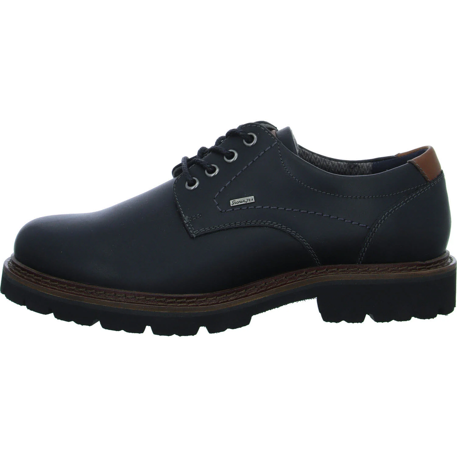 Element 6 von 8 (Bild) – Sioux Herren Schnürschuhe 38350 Adalrik-703-Tex-H schwarz H (weit)