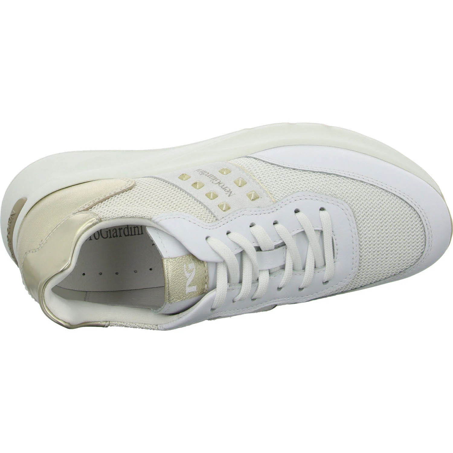 NeroGiardini Damen Schnürschuhe E512862D 707 E512862D bianco normal