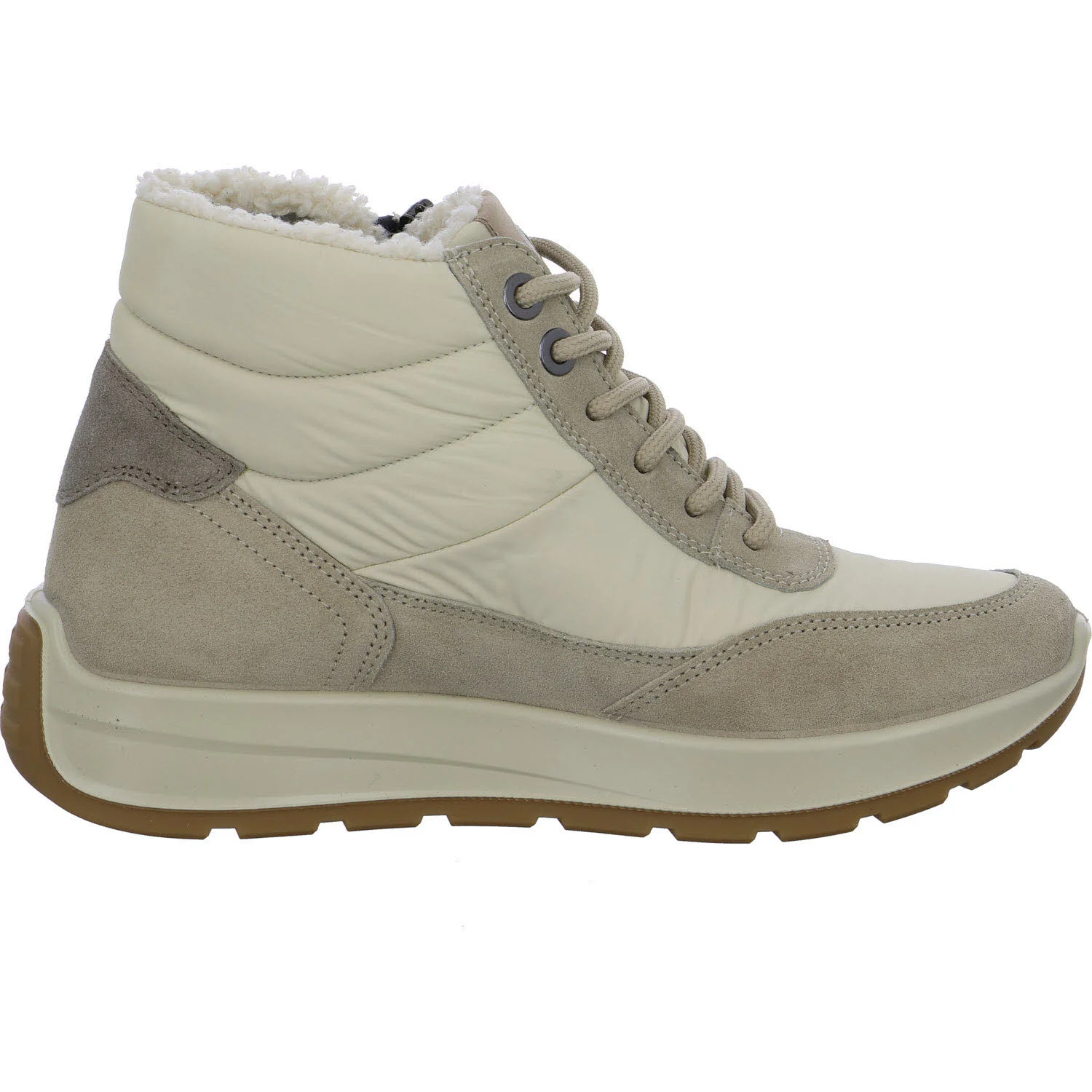 Ara Damen Schnürstiefel warm 12-25106-05 New York shell, cream, moon H (weit)