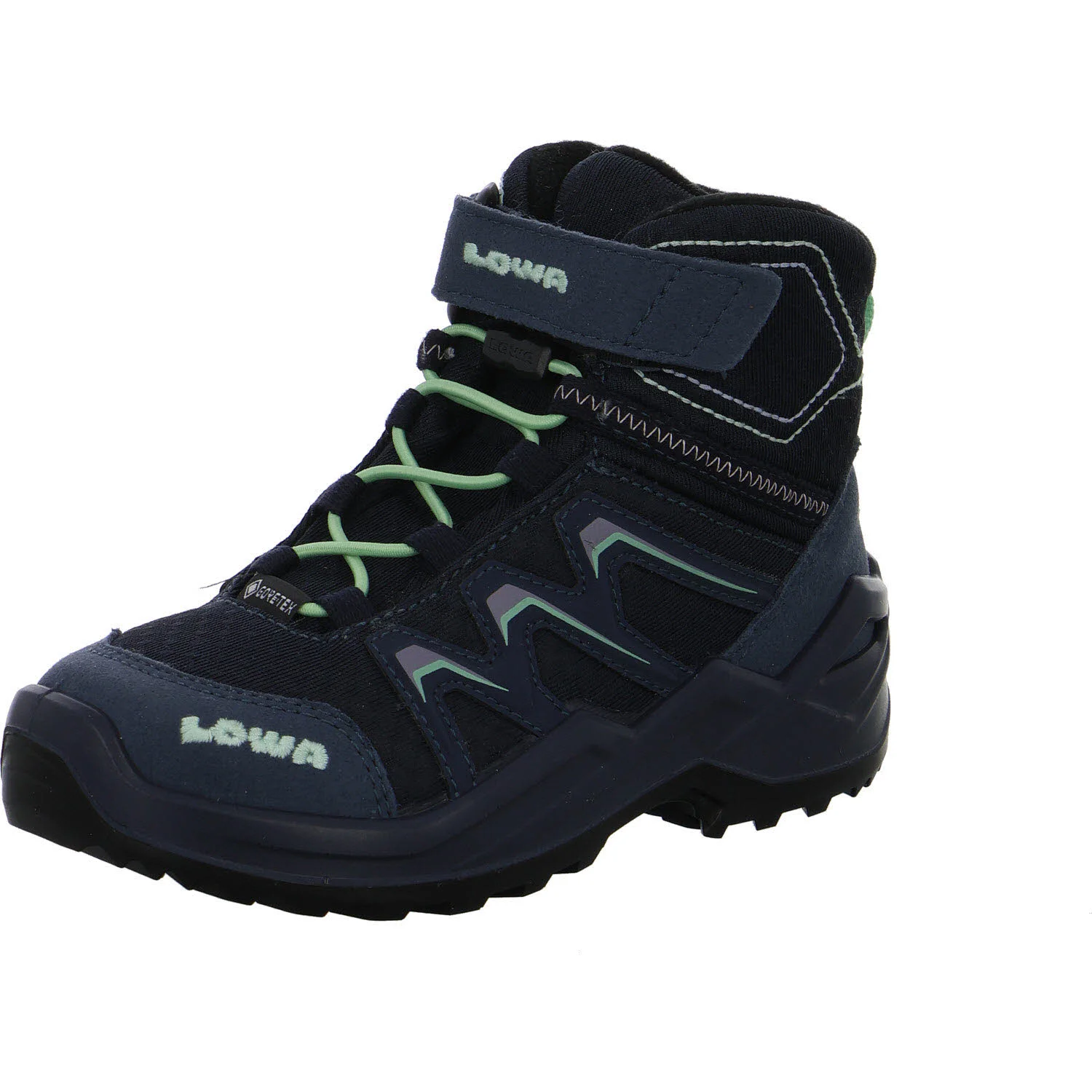 Element 2 von 8 (Bild) – Lowa Kinder Winterstiefel 641781/6906 Maddox warm GTX Mid Jr navy/jade normal