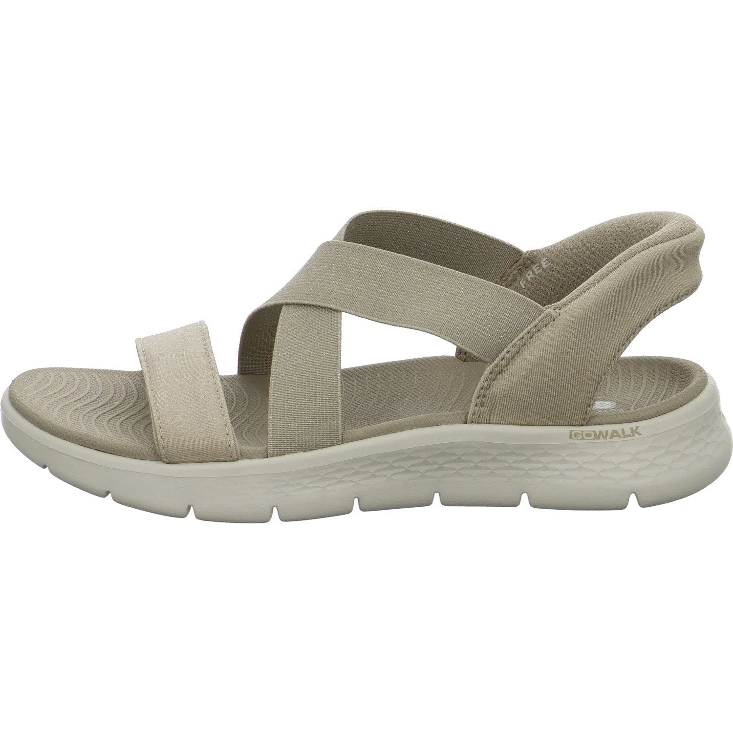 Skechers Damen Sandalen 141489 TPE GO WALK Flex Sandal - Glimmer taupe normal