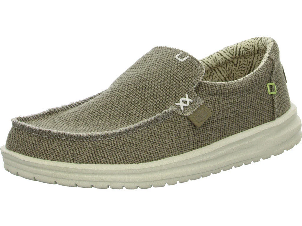 heydude Herren Slipper HD40124-2BS Mikka Braided fossil weit