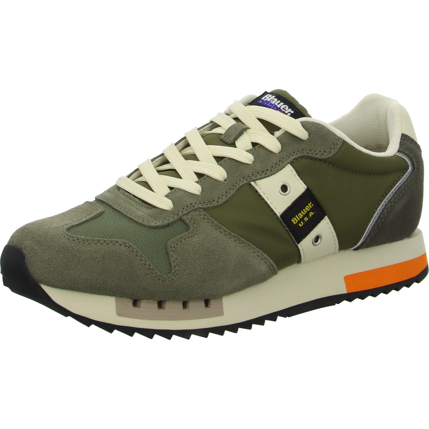 Blauer Herren Schnürschuhe S5QUEENS01/MES QUEENS military/beige normal