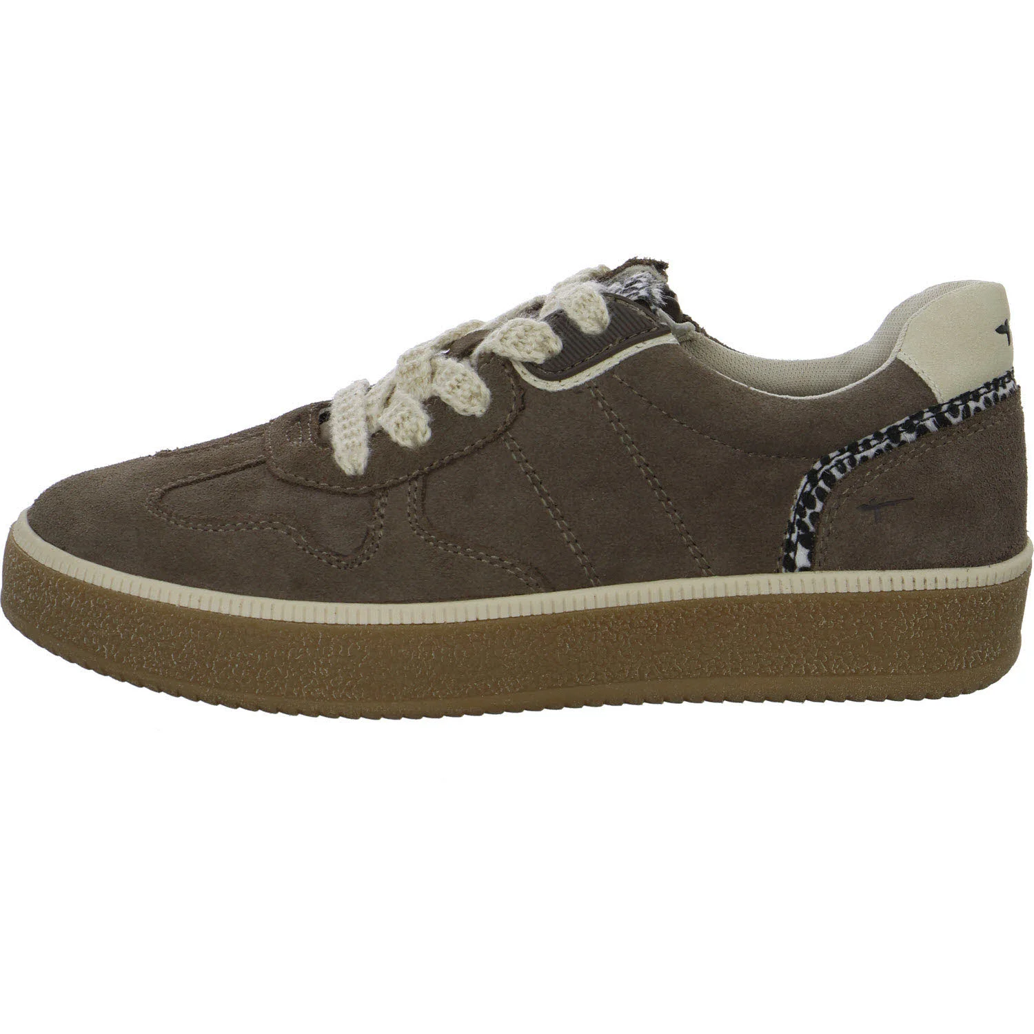 Tamaris Comfort Damen Schnürschuhe 8-83718-47/244 8-83718-47 mushroom weit