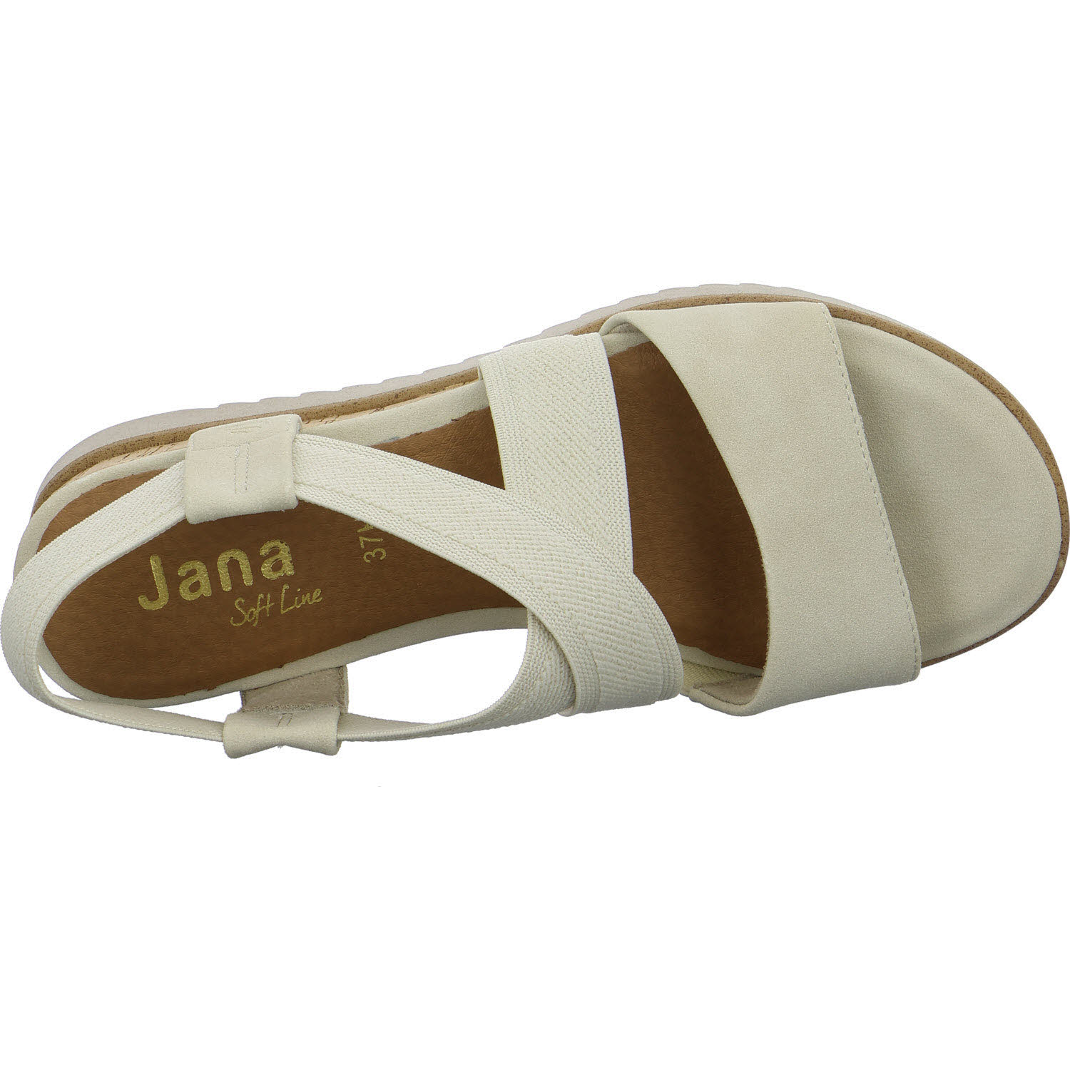 Jana Damen Sandalen 8-28764-46/400 8-28764-46 beige H (weit)