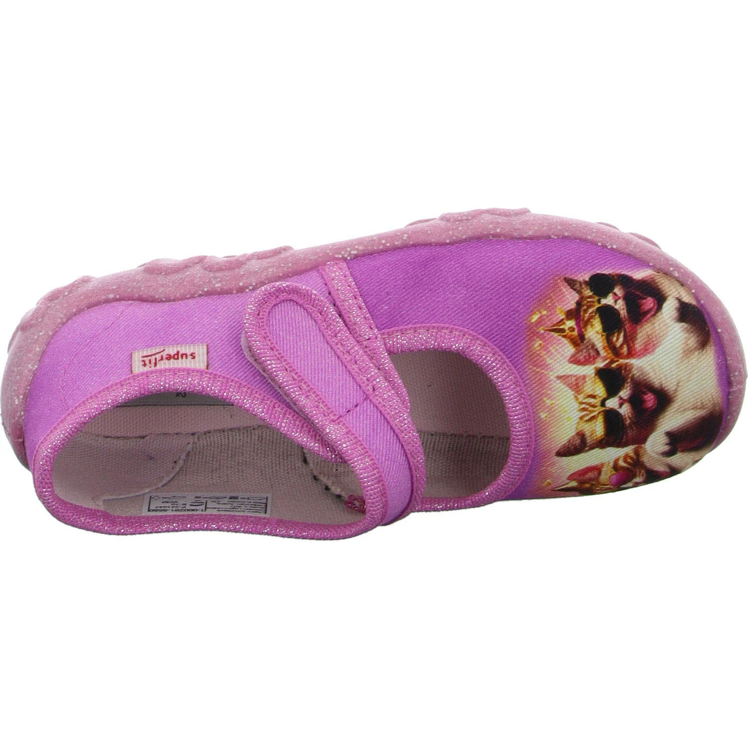Superfit Kinder Hausschuhe 1-000281-5550 Bonny rosa/mehrfarbig WMS mittel