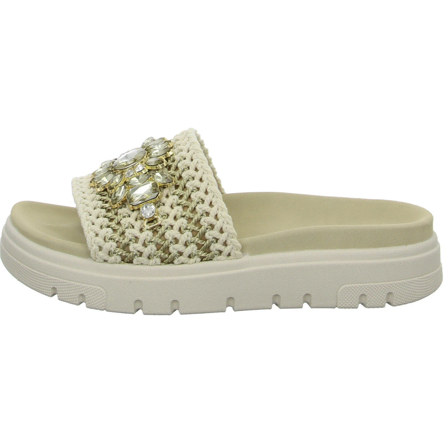 TT.Bagatt Damen Pantoletten D31AK7946900-2151 Dalia Evo offwhite/gold normal