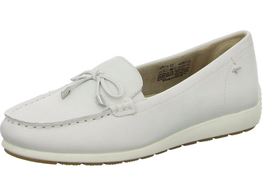 Tamaris Comfort Damen Slipper 8-84600-44/108 8-84600-44 white nappa weit