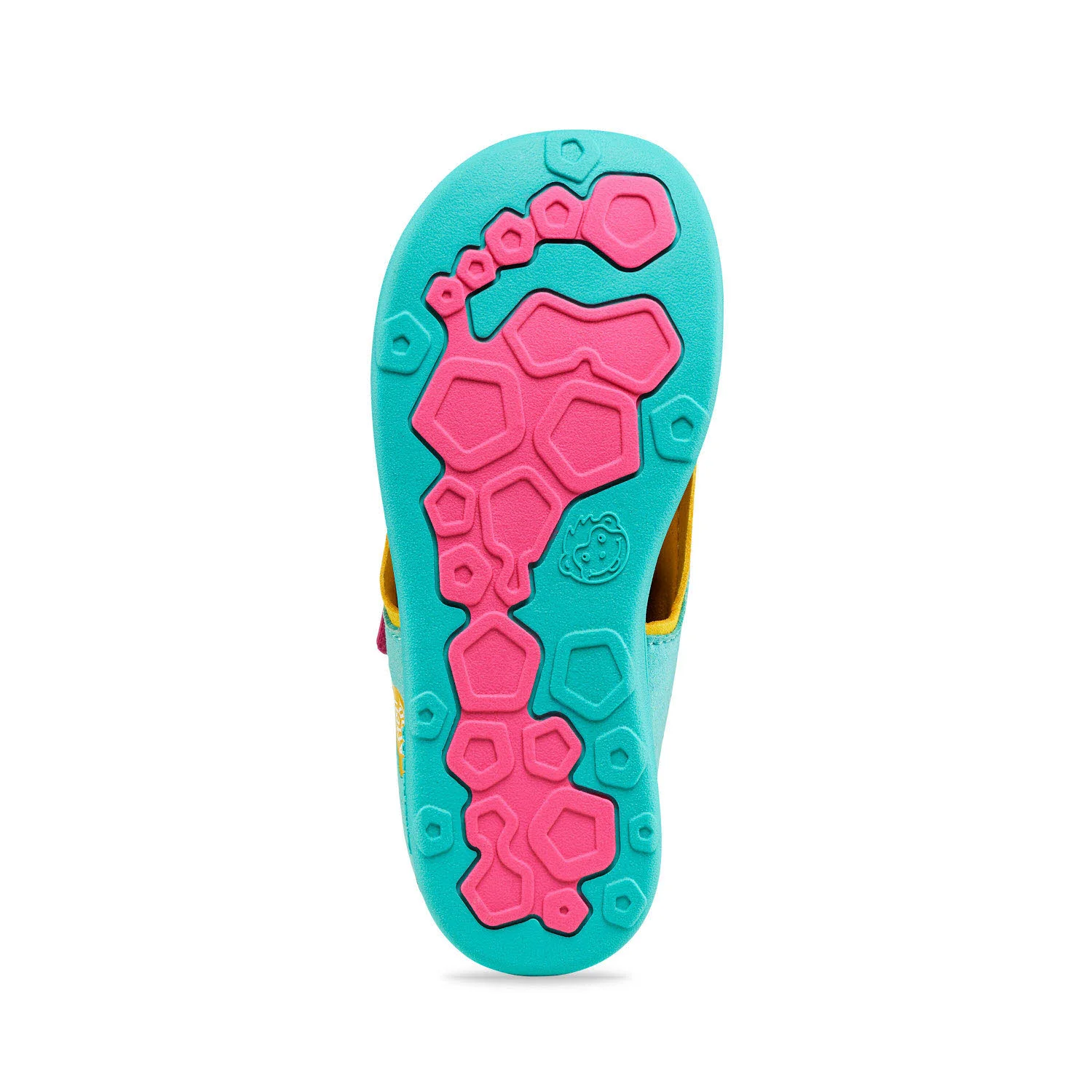 Affenzahn Kinder Sandalen 00392-30003 Sandale Vegan Airy Eule türkis/pink normal