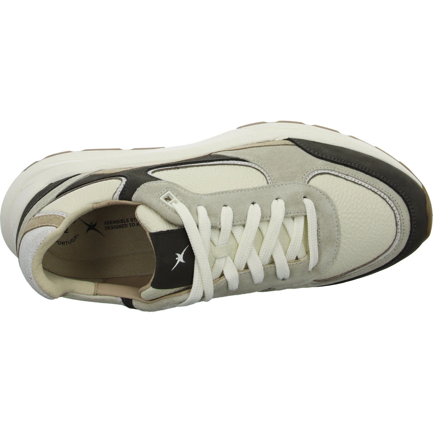Xsensible Herren Schnürschuhe 33204.4/869-H Manhattan carbon combi H (weit)