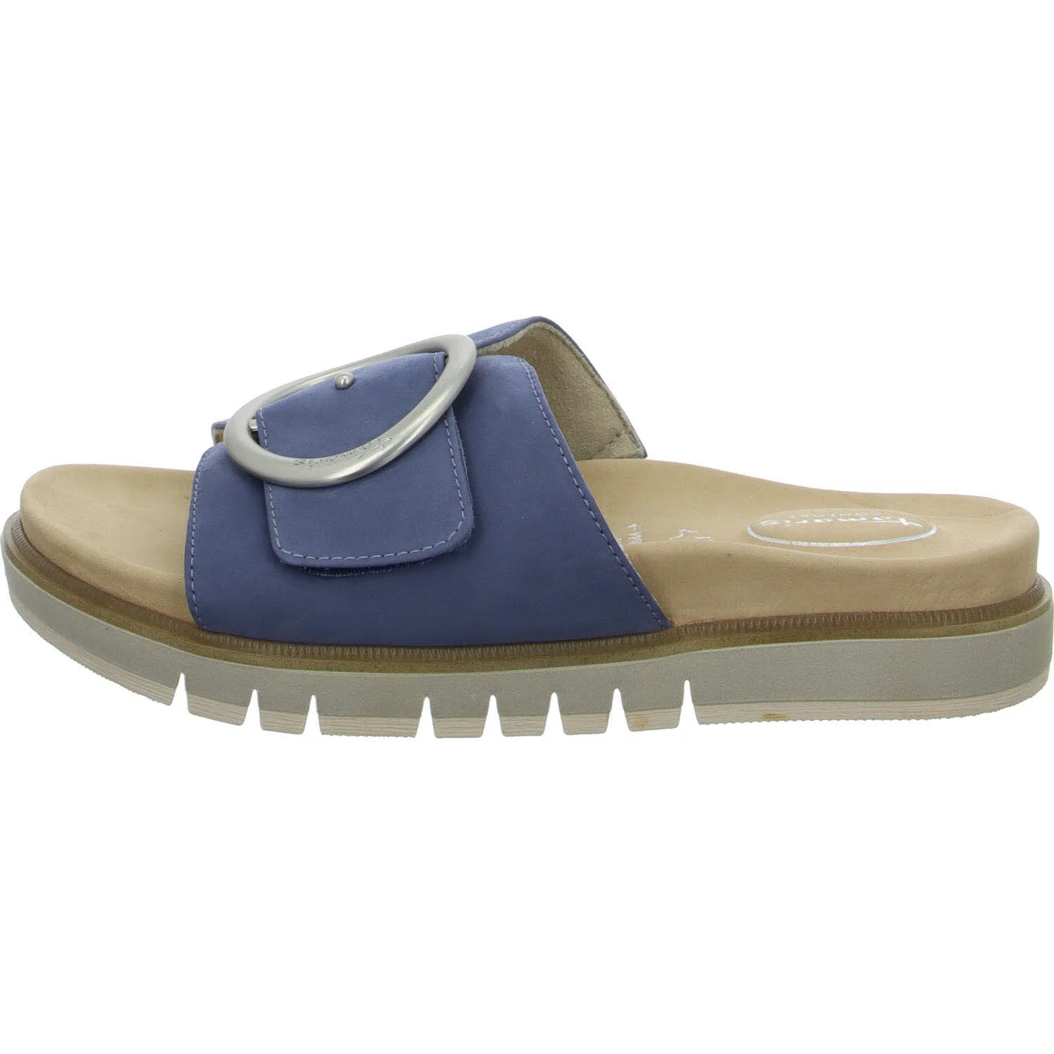 Element 6 von 8 (Bild) – Tamaris Comfort Damen Pantoletten 8-87106-42/802 8-87106-42 denim normal