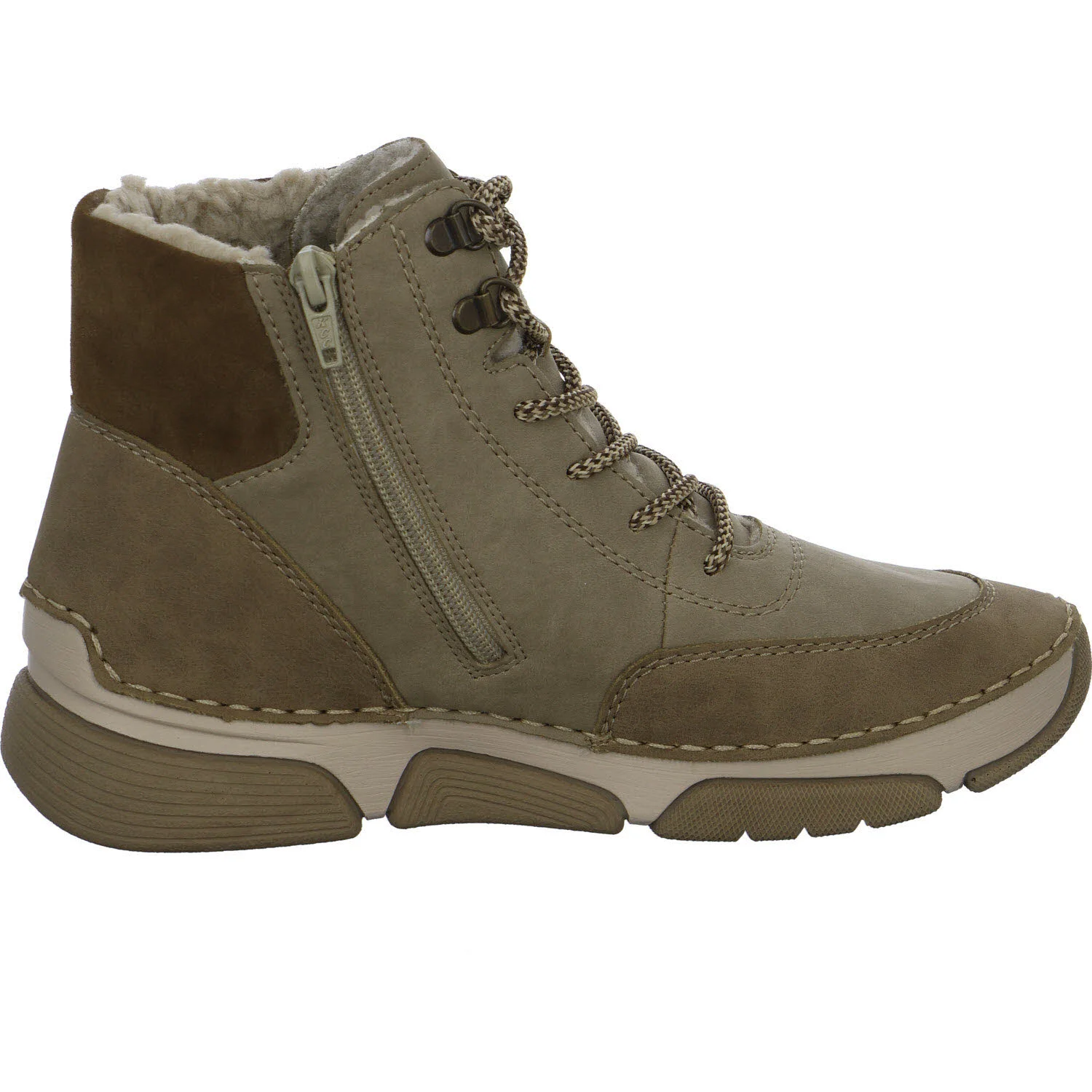 Element 7 von 8 (Bild) – Rieker Damen Schnürstiefel warm 45956-64 45956 fango/congo/holz F 1/2 (normal)