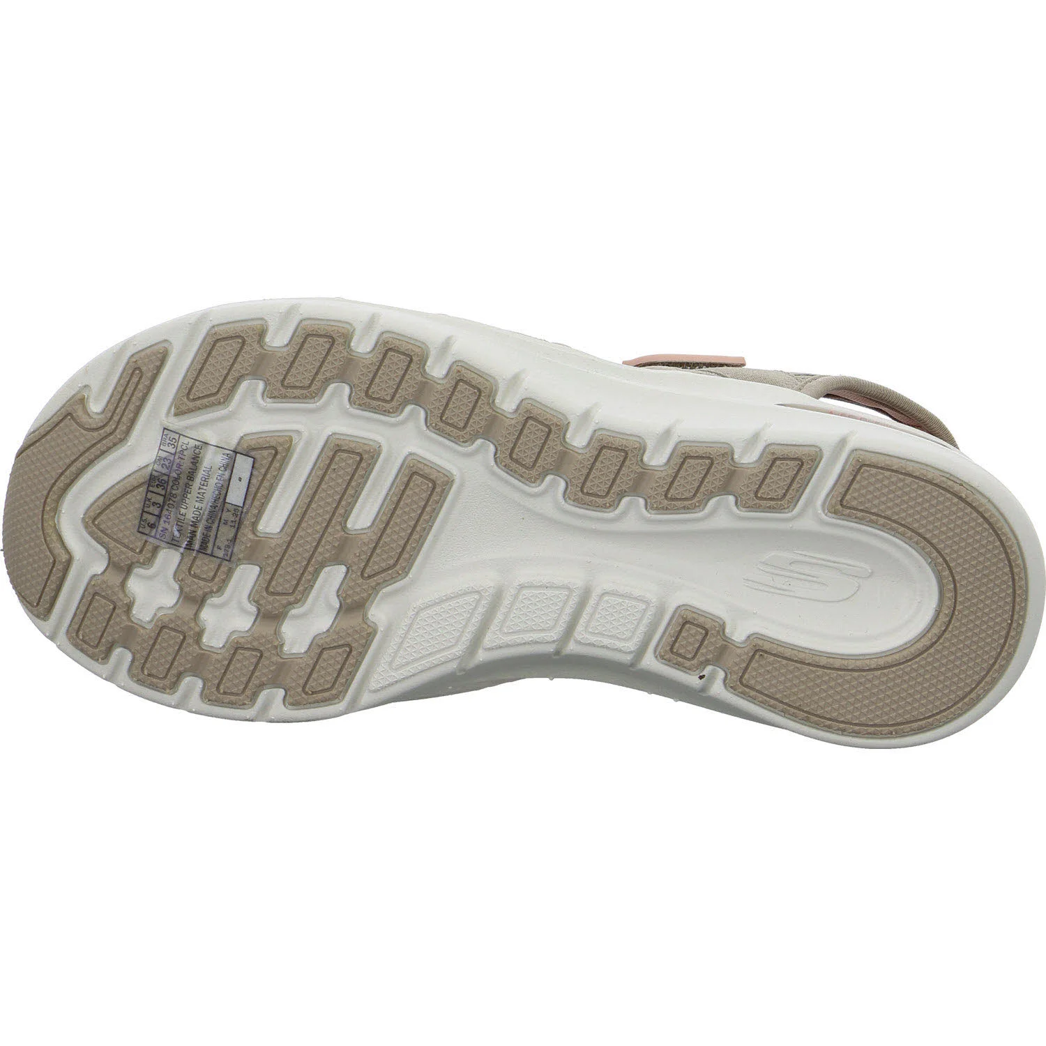 Skechers Damen Sandalen 164078 TPCL Arch Fit 2.0 Sandal - Feelin` Bright taupe/vcoral normal
