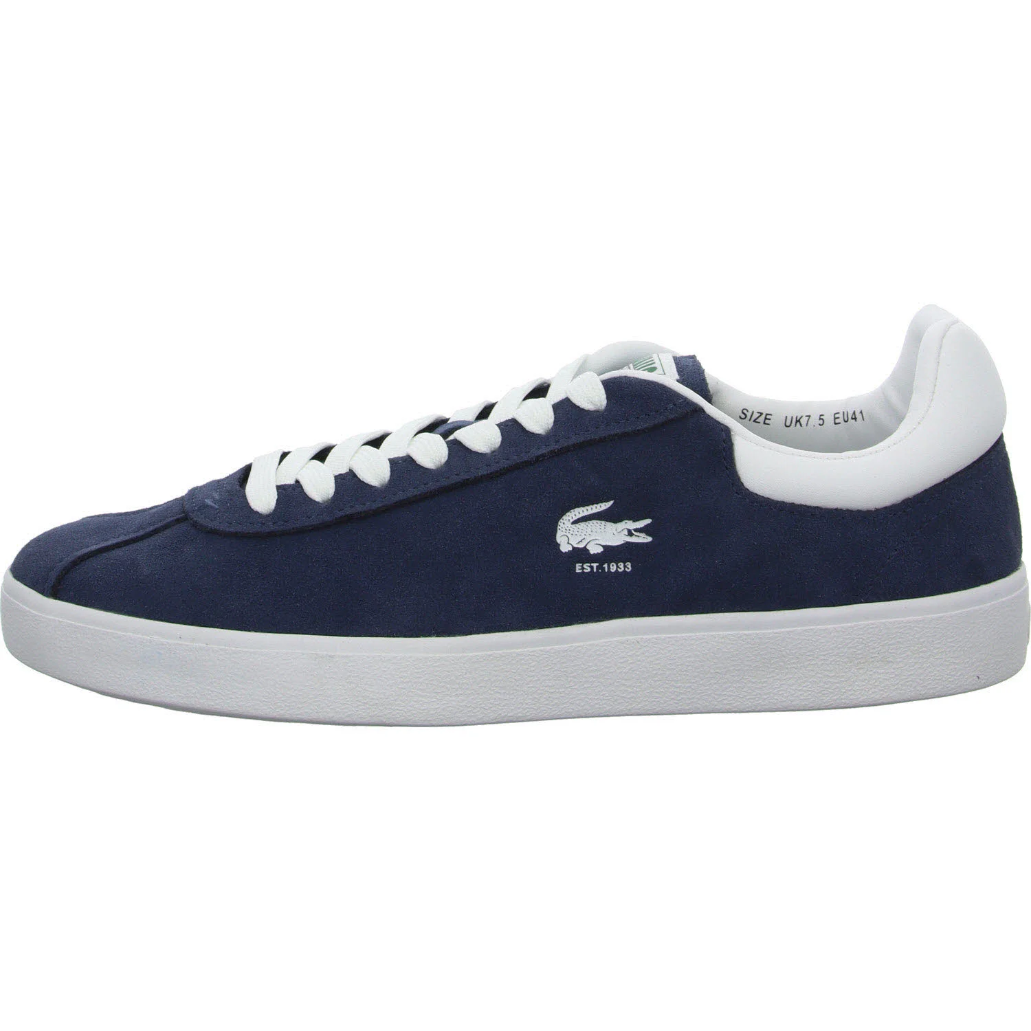 Lacoste Herren Schnürschuhe 46SMA0065_092 Men's Baseshot navy/white normal
