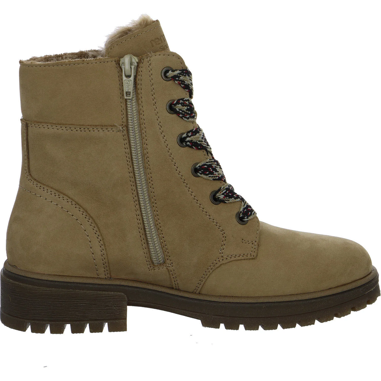 Element 7 von 8 (Bild) – Remonte Damen Schnürstiefel warm D3W70-20 D3W70 camel/cappuccino H (extra weit)