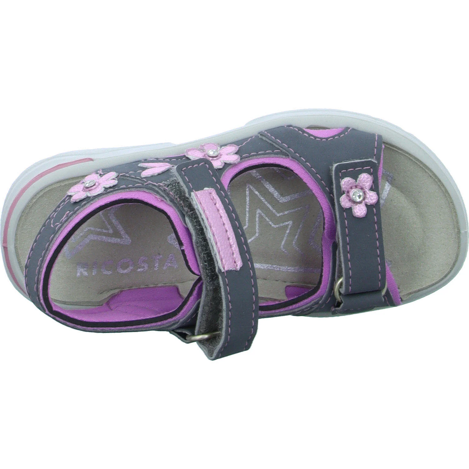 Element 8 von 8 (Bild) – Ricosta Kinder Sandalen 50 6701000/450 Carmen graphit/rosada WMS mittel