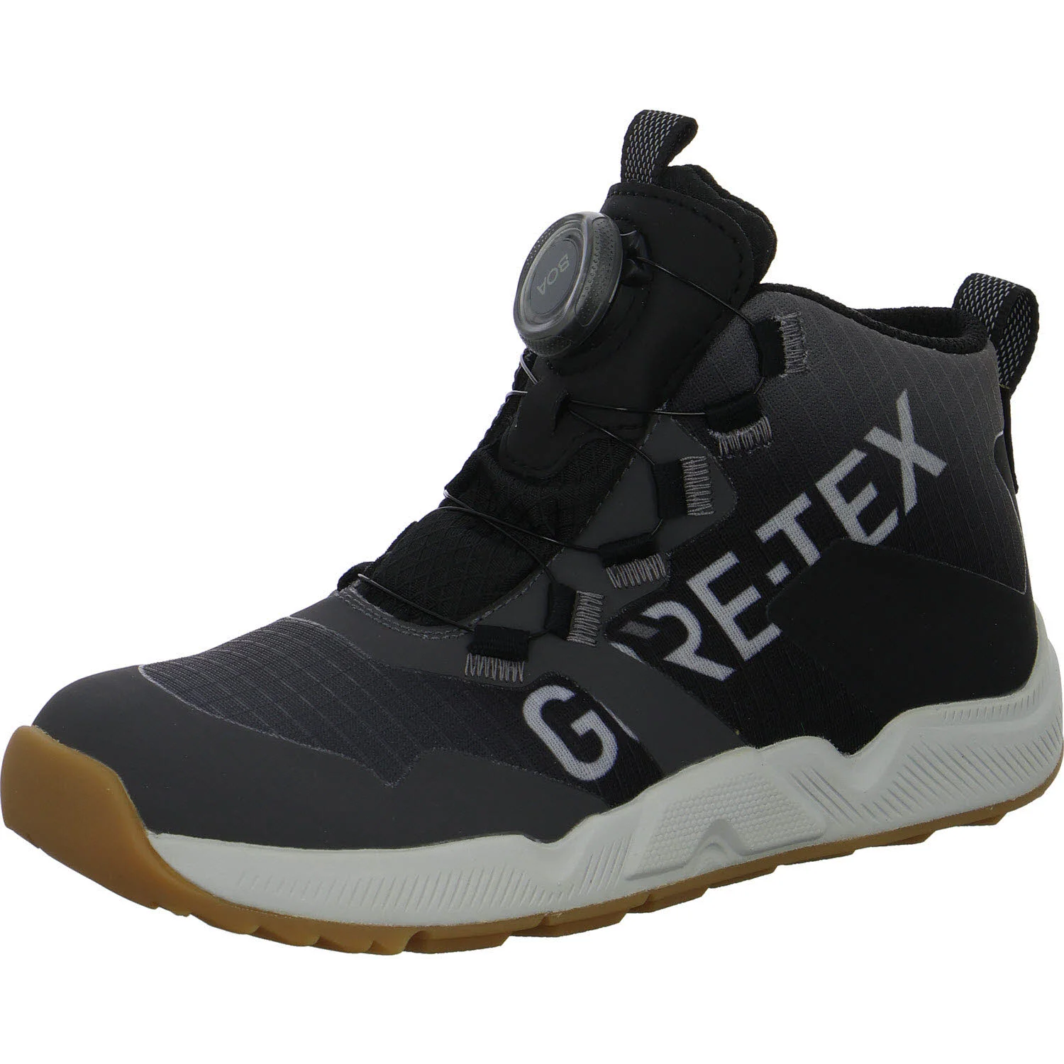 Superfit Kinder Schaftstiefel 1-001763-0000 Agos schwarz/grau WMS mittel