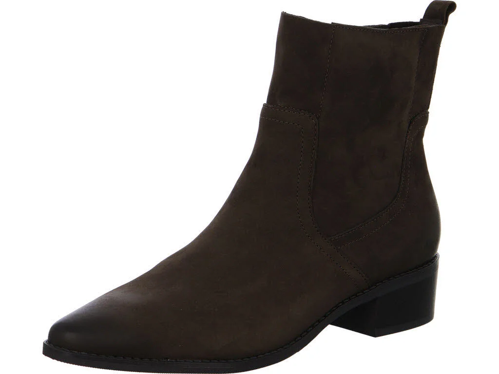 Caprice Damen Stiefeletten 9-25310-47-344 9-25310-47 dk brown nubuc G (normal)