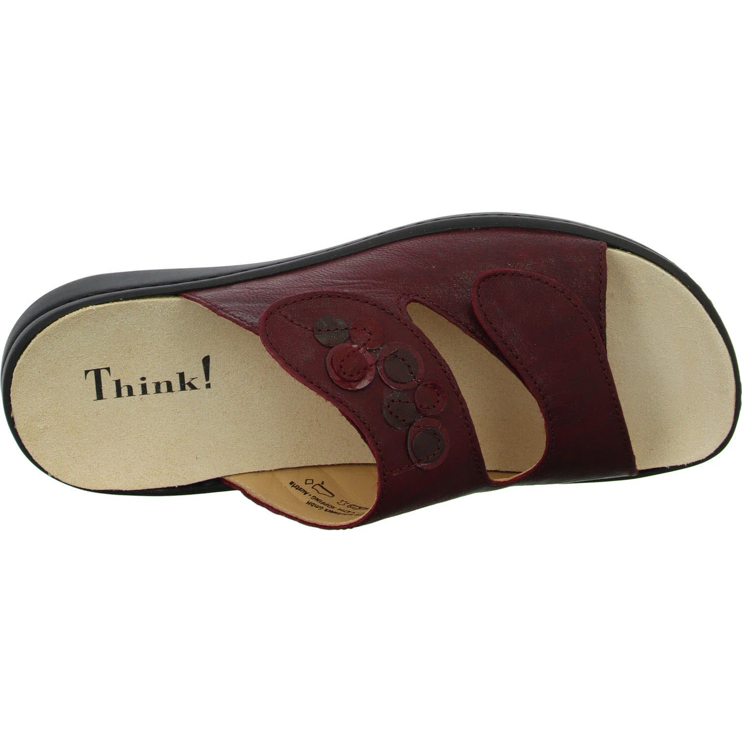 Element 8 von 8 (Bild) – Think Damen Pantoletten 3-001030-5000 Camilla rosso/kombi F 1/2 (normal)
