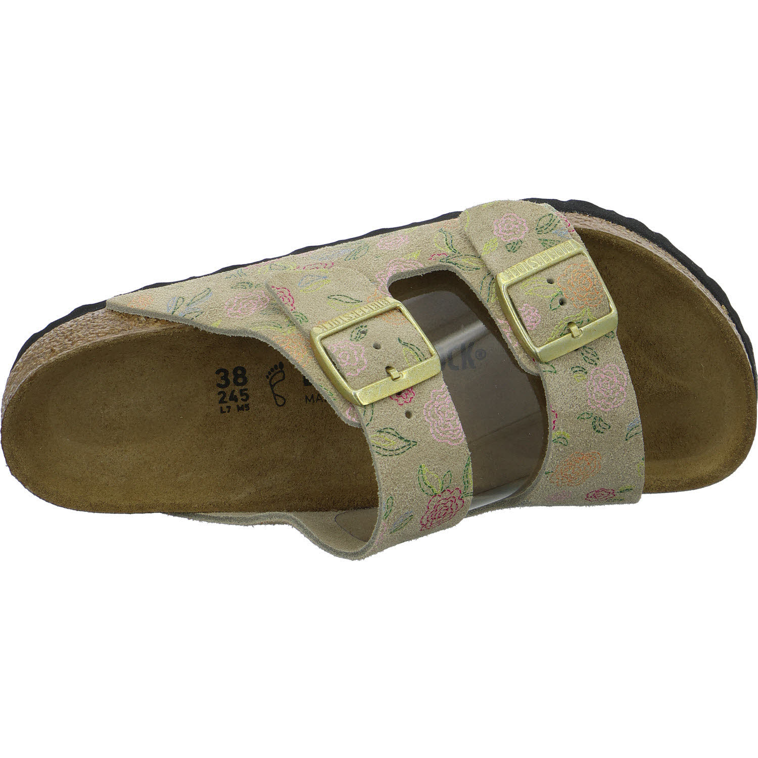 BIRKENSTOCK Pantoletten 1031694 Arizona sandcastle flower print normal