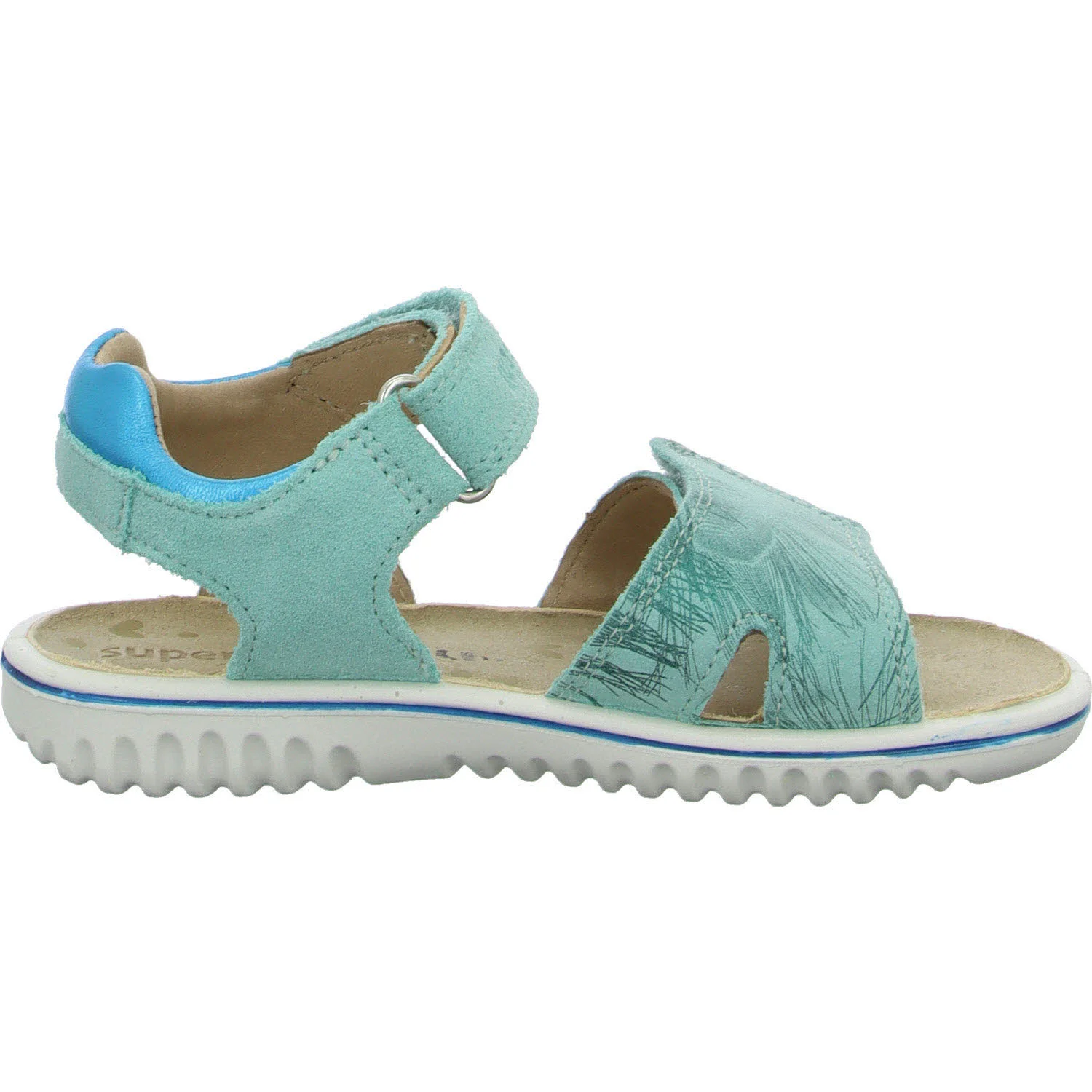 Element 7 von 8 (Bild) – Superfit Kinder Sandalen 1-609004-7500 Sparkle hellgrün/hellblau WMS mittel