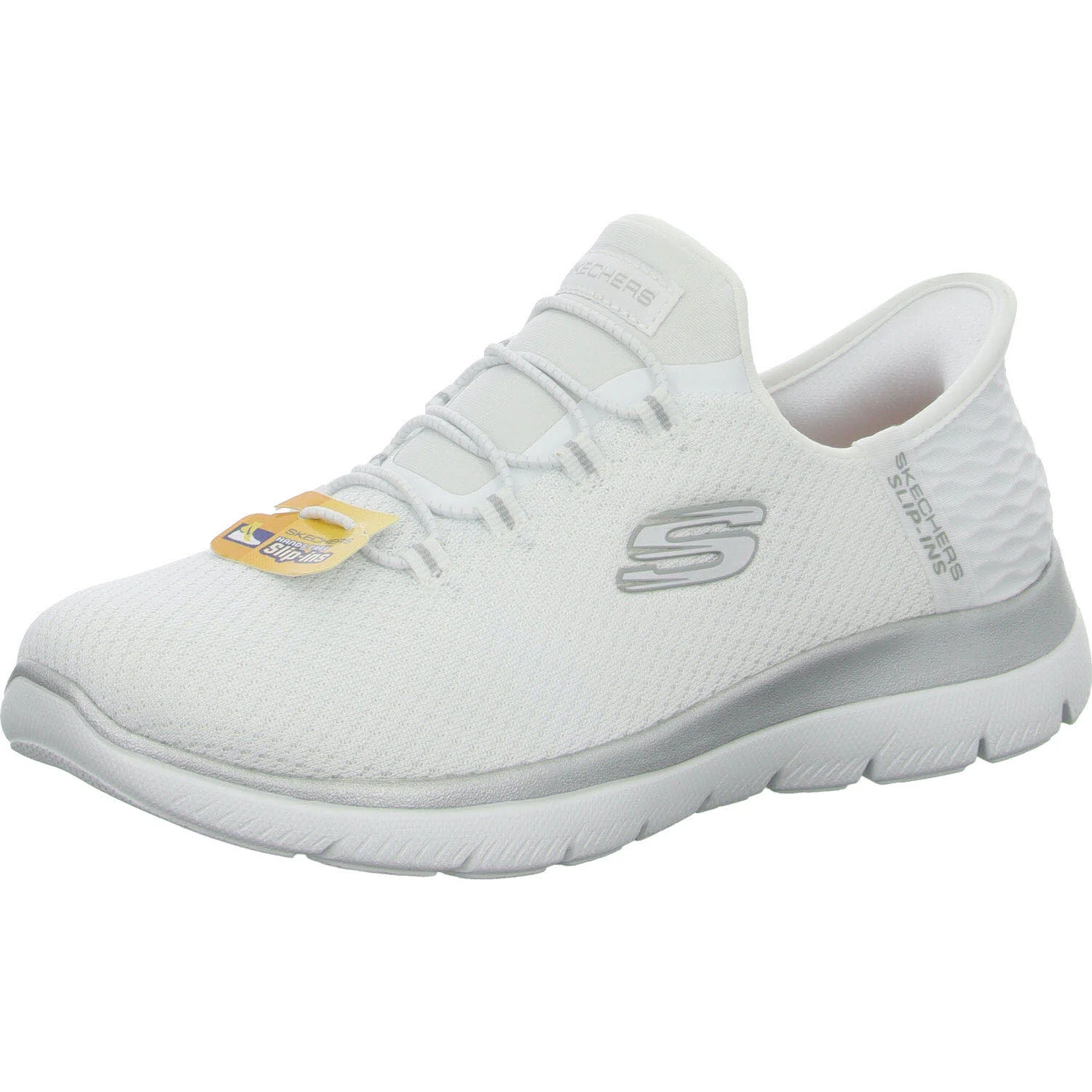 Element 2 von 8 (Bild) – Skechers Damen Slipper 150123W WSL Summits - Diamond Dream white/silver weit