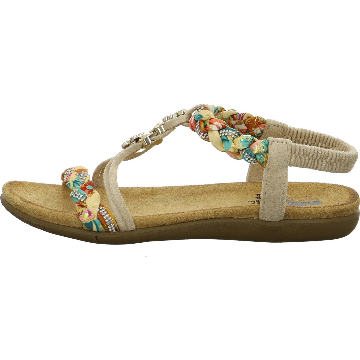 2go Fashion Damen Sandalen 8018830-4 8018830 beige normal