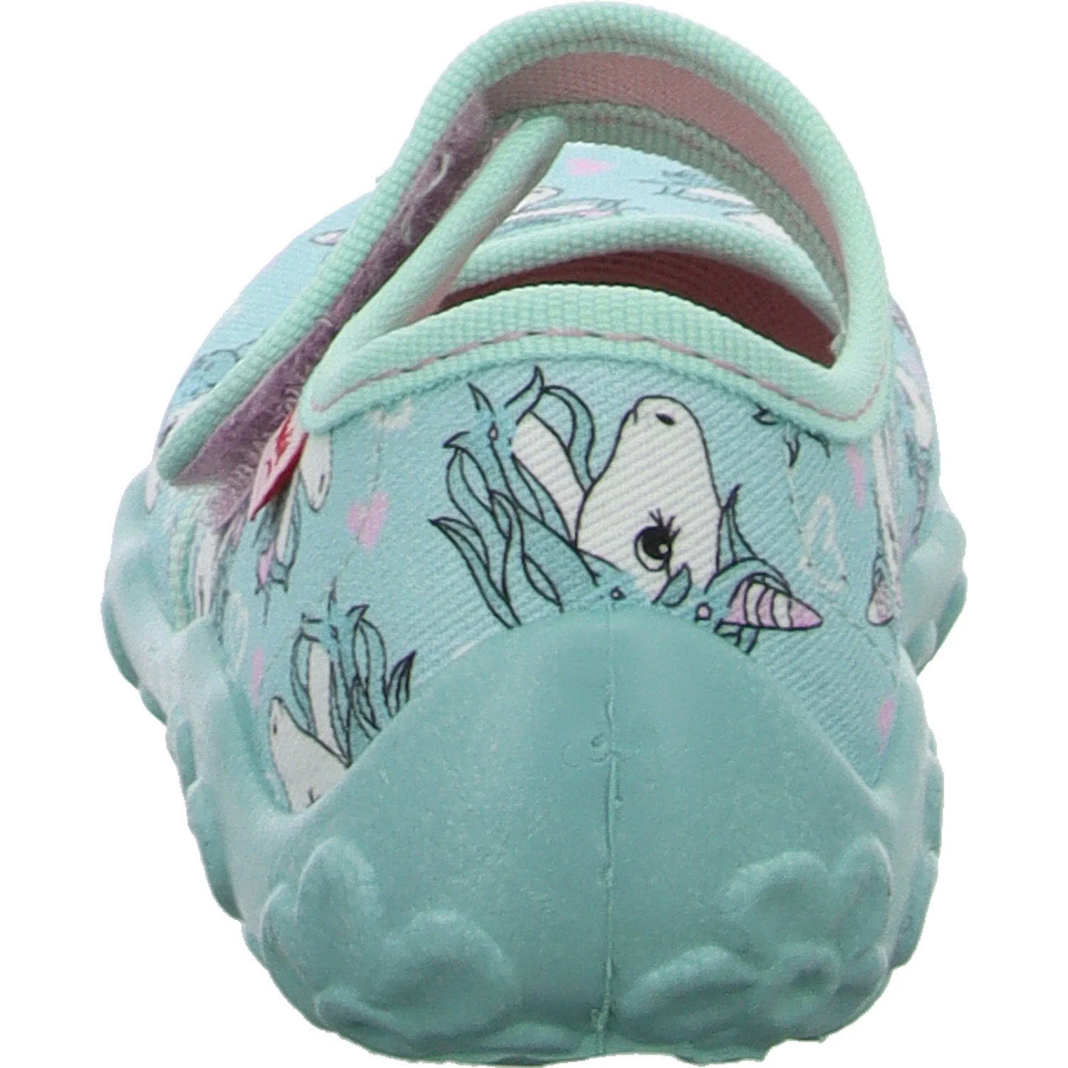 Superfit Kinder Hausschuhe 1-800283-7520 Bonny hellgrün/mehrfarbig WMS mittel