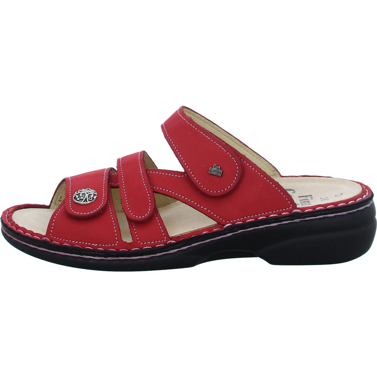 Finn Comfort Damen Pantoletten 82568-007351 Ventura-S Monzared weit
