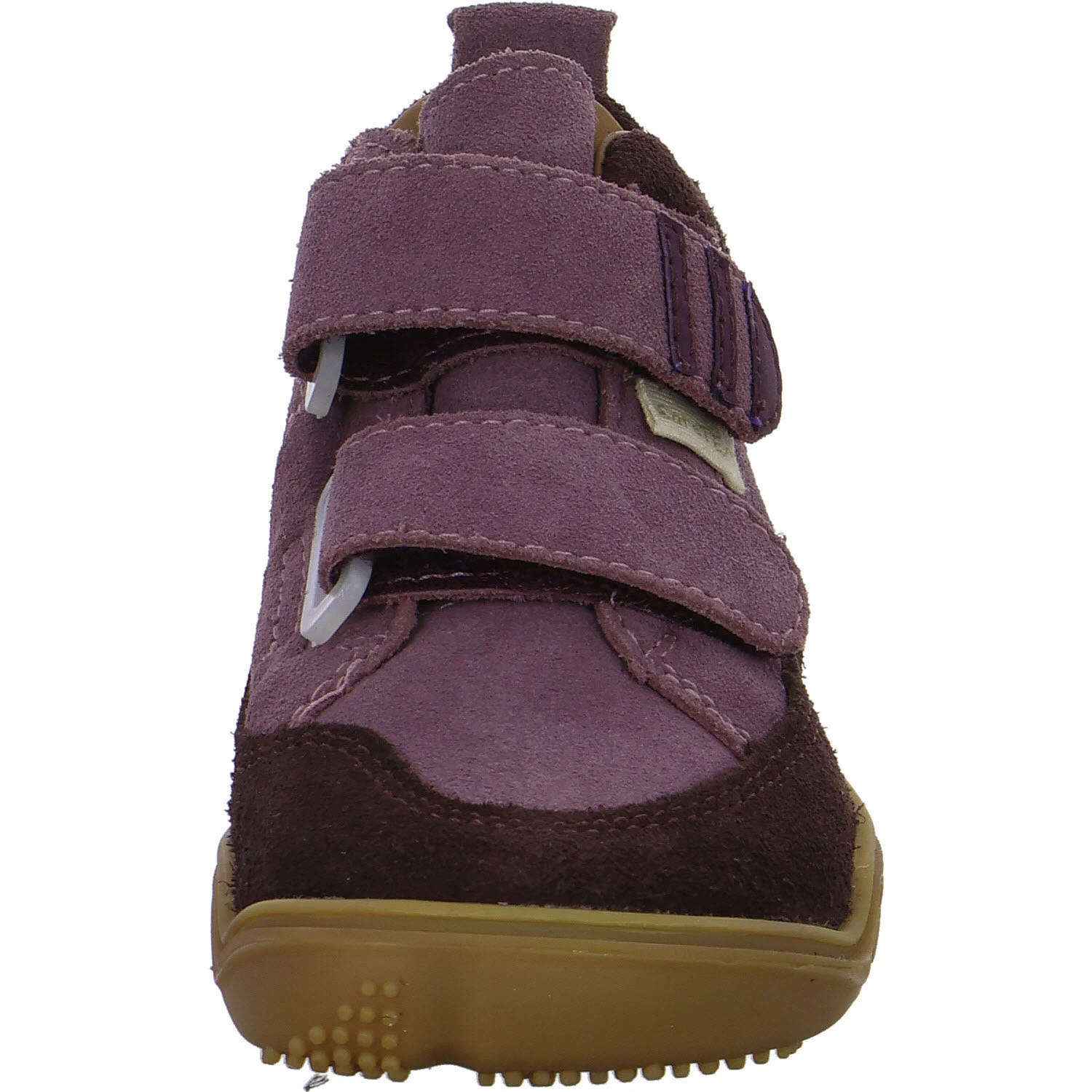 qnuffs Kinderschuh zum Schlupfen QN 0010142/320 Kastanie brombeer/sucre WMS mittel