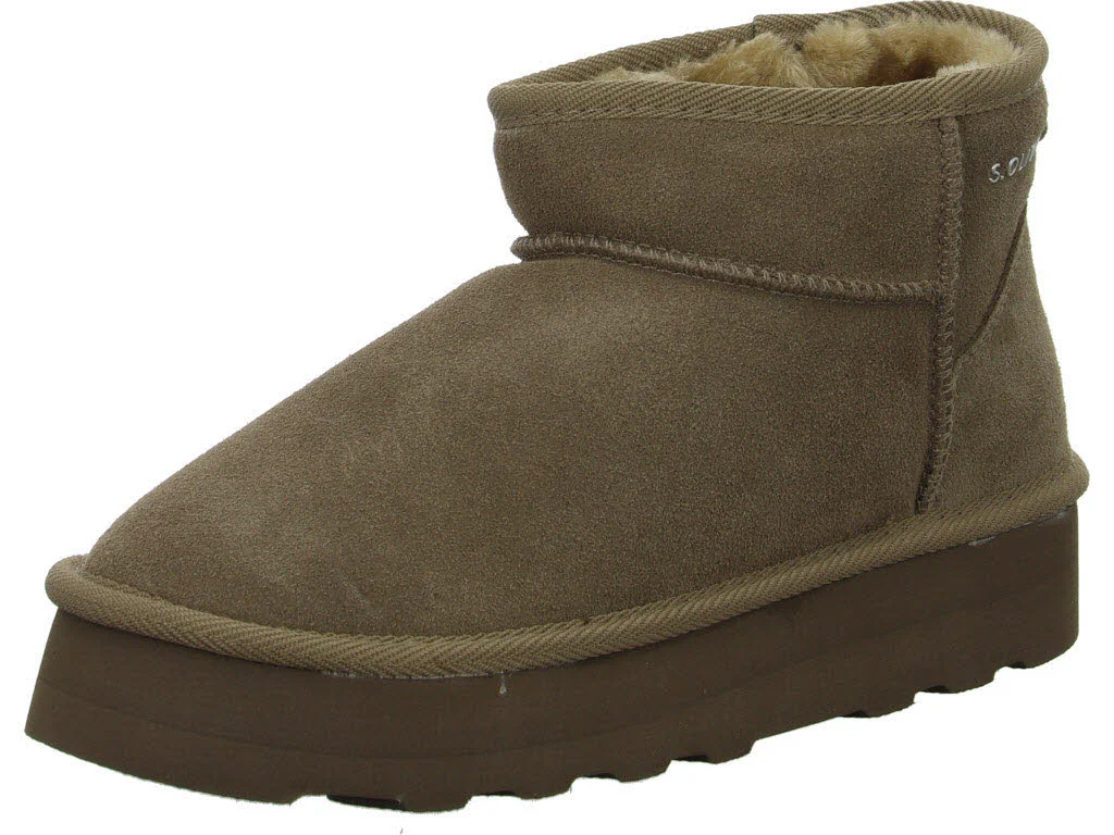 s.Oliver Damen Stiefelette warm 5-26352-41-341 5-26352-41 taupe normal
