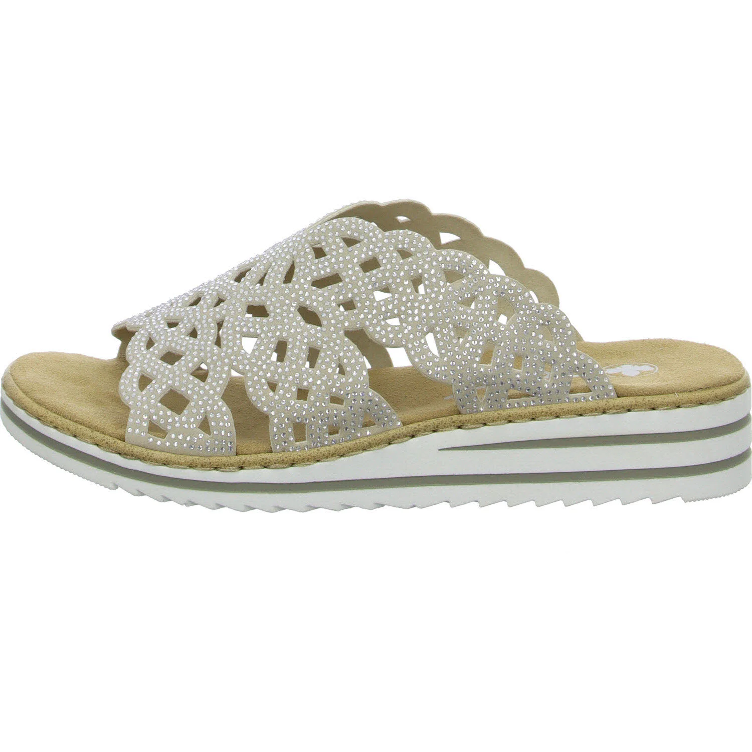 Rieker Damen Pantoletten V0689-63 V0689 ginger E 1/2 (schmal)
