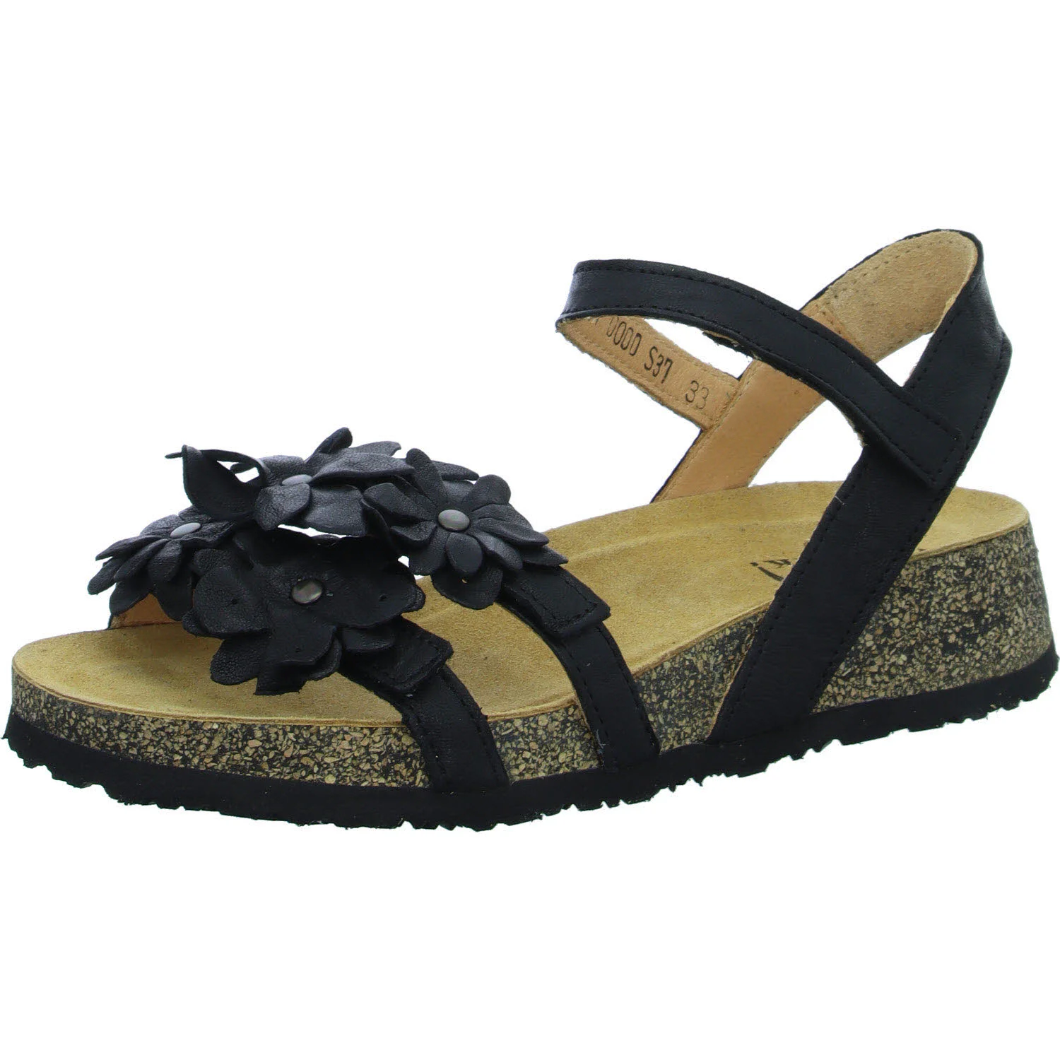 Think Damen Sandalen 3-000551-0000 Koak schwarz F 1/2 (normal)