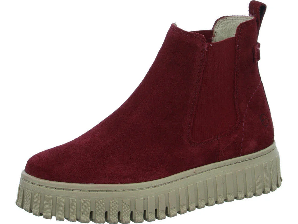 Element 1 von 8 (Bild) – Tamaris Damen Stiefeletten 1-25405-43/549 1-25405-43 bordeaux normal