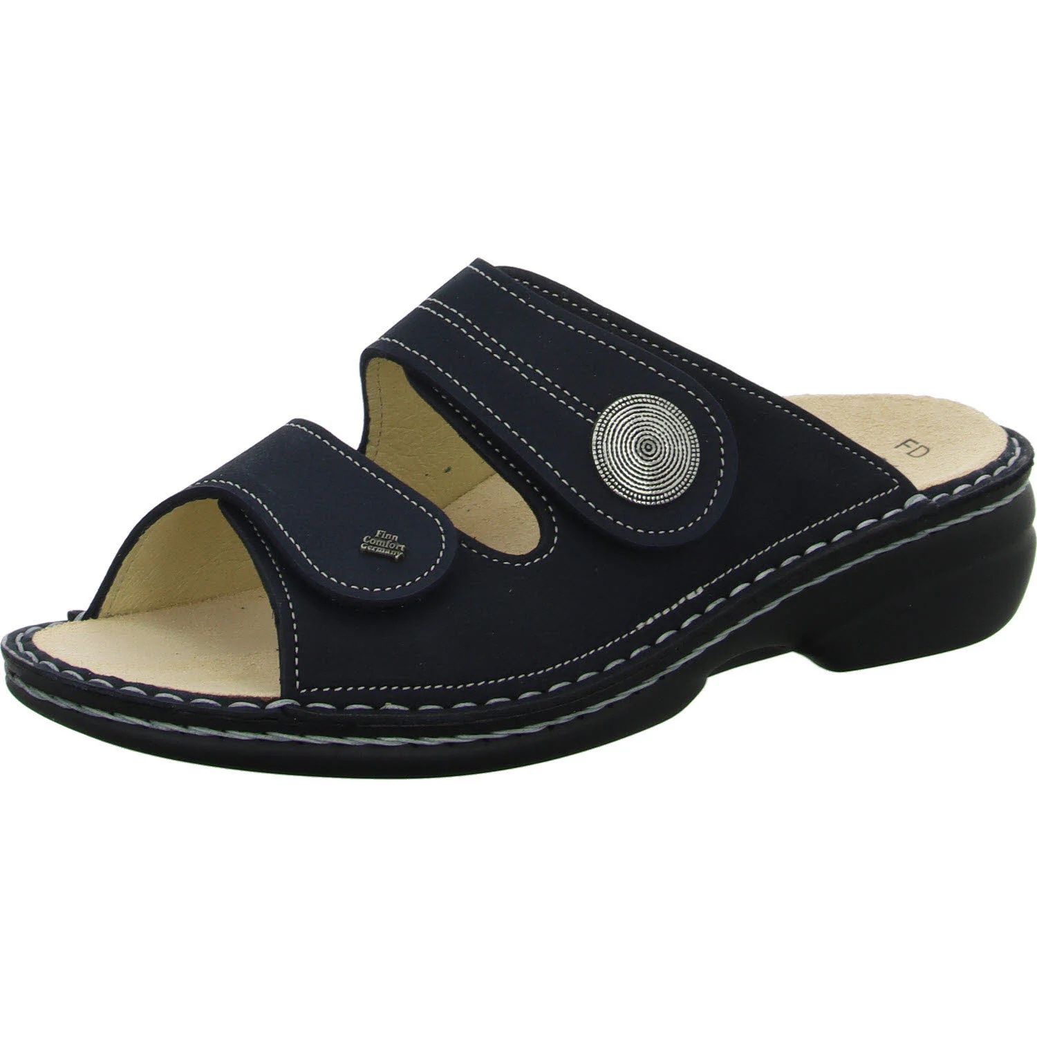 Element 2 von 8 (Bild) – Finn Comfort Damen Pantoletten 02550-390518 Sansibar nautic weit