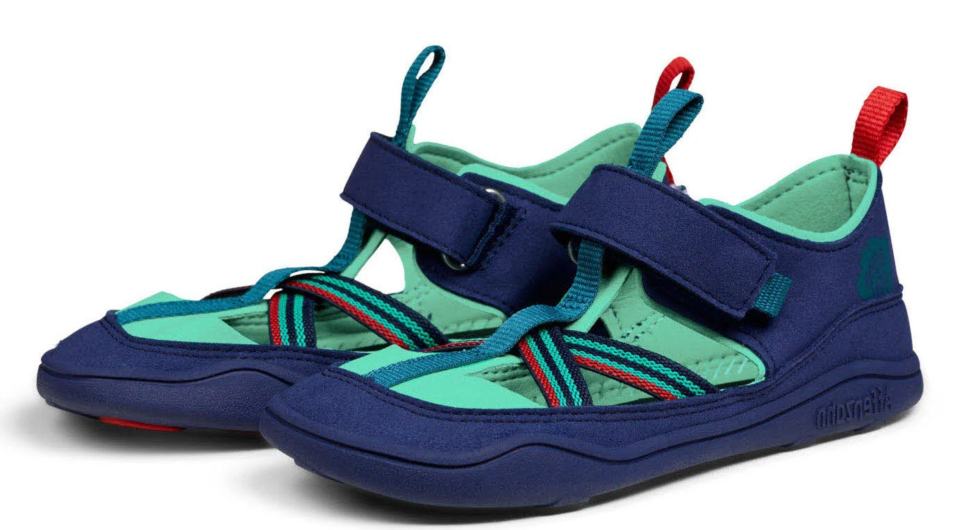 Affenzahn Kinder Sandalen 01158-30005 Sandale Vegan Breezy Oktopus blau normal