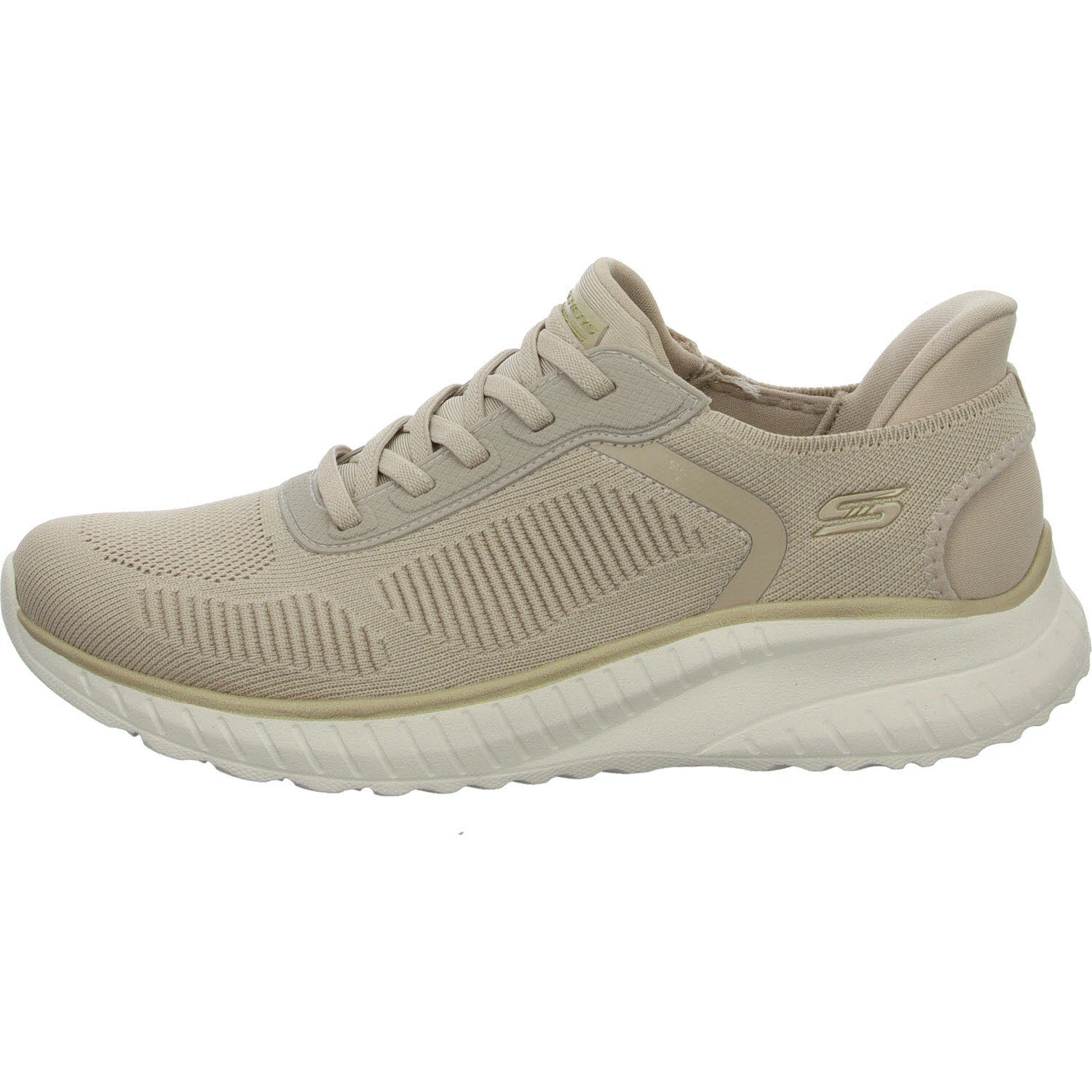 Element 6 von 8 (Bild) – Skechers Damen Slipper 117497 NTGD BOBS Sport Squad Chaos natural/gold normal