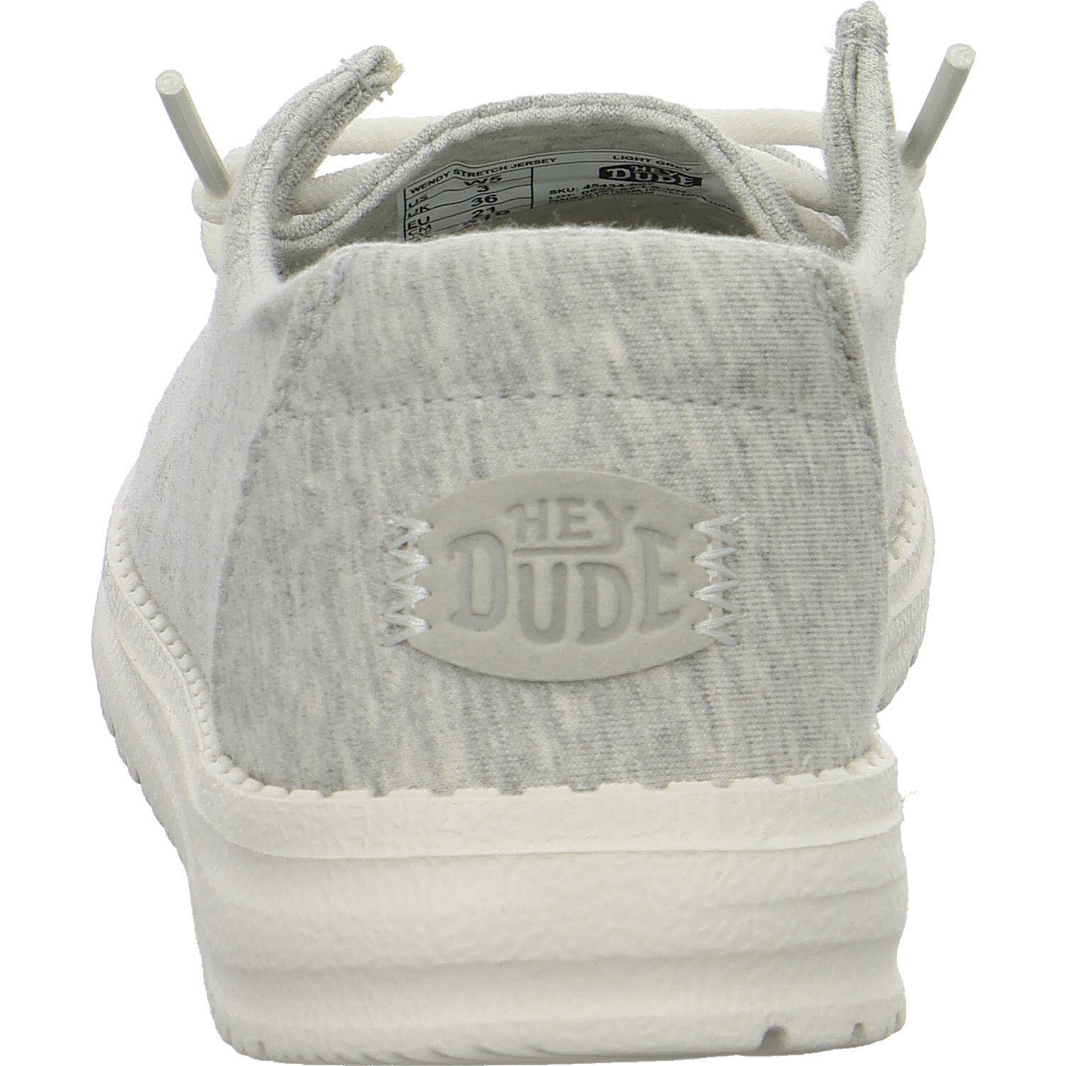 heydude Damen Slipper HD45434-007 Wendy Stretch Jersey light grey weit