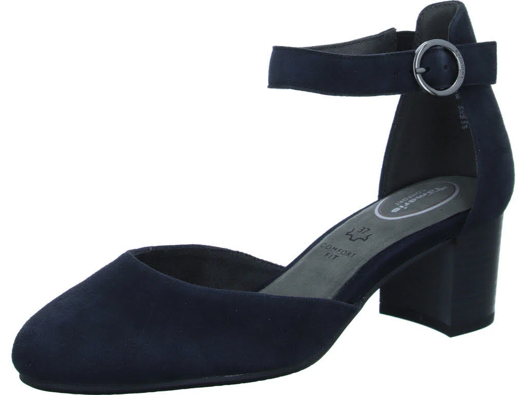 Tamaris Comfort Damen Spangenschuhe 8-84402-42/805 8-84402-42 navy normal