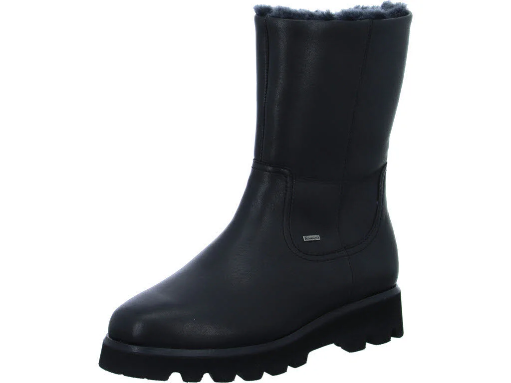 Element 1 von 8 (Bild) – Sioux Damen Stiefelette warm 69850 Mered.-733-Tex-Lf-H schwarz H (weit)