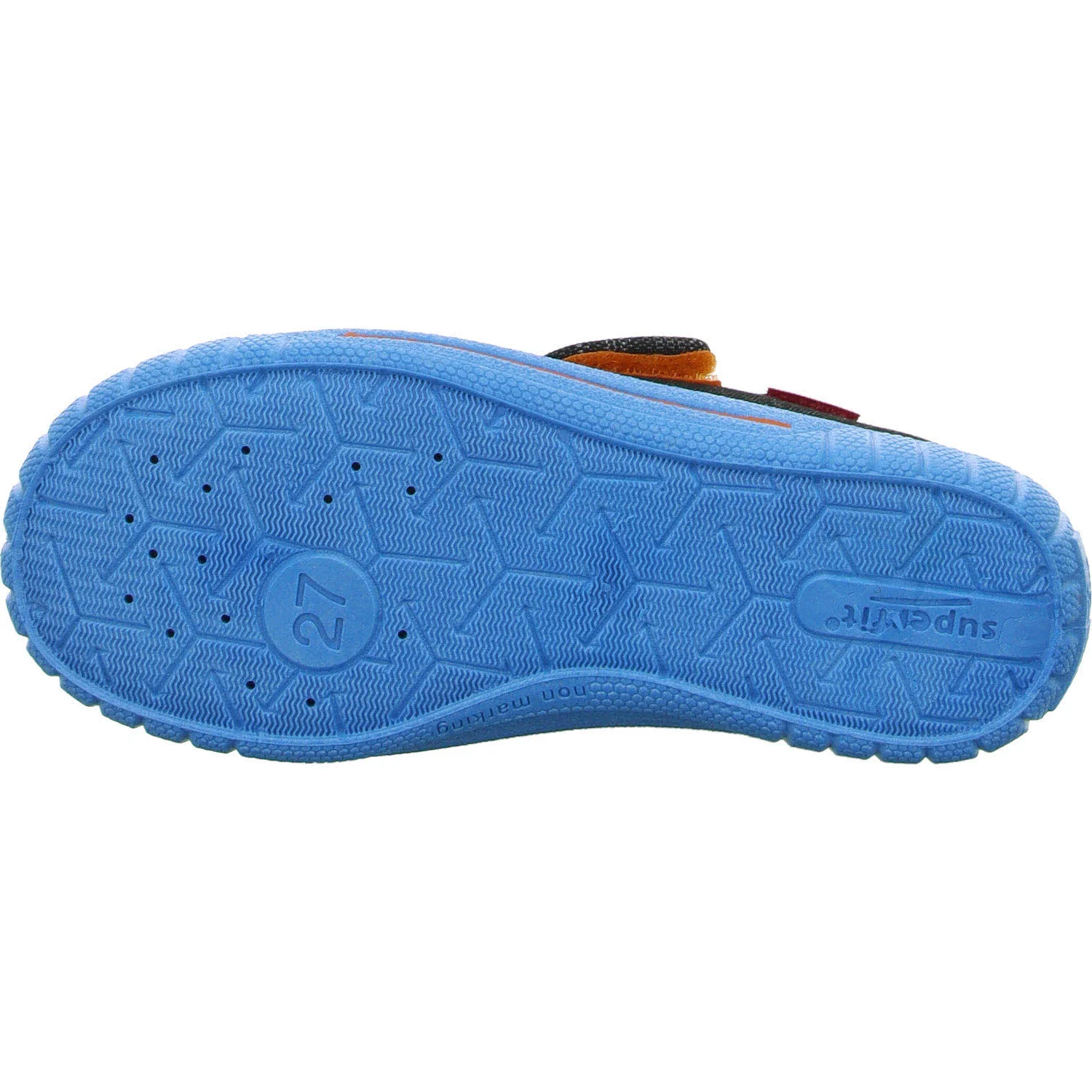 Superfit Kinder Hausschuhe 1-800271-0000 Bill grau/blau WMS mittel