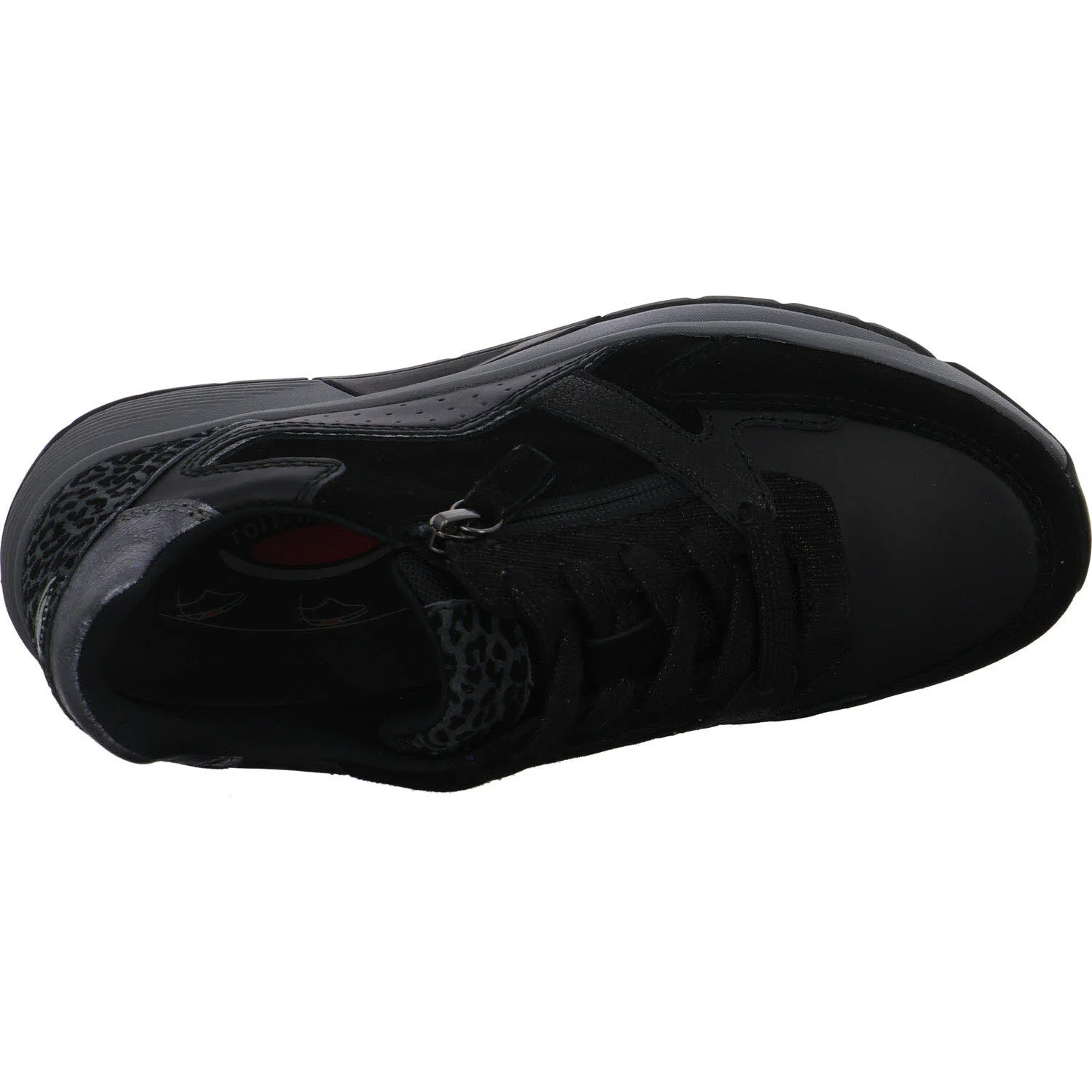 Gabor Rollingsoft Damen Schnürschuhe 0106.01.001 0106.01 black/anthrazit normal